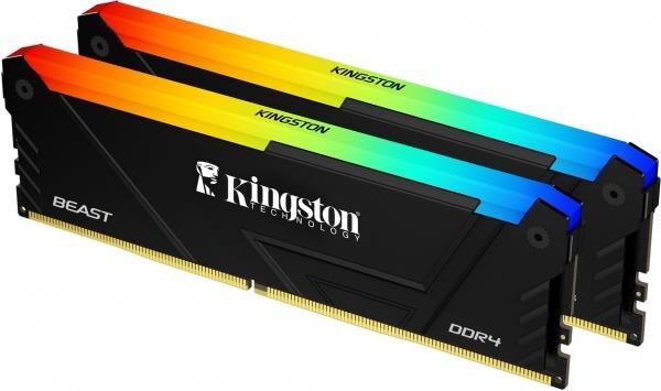 KİNGSTON BEAST 64GB(2X32) RGB 3200MHZ DDR4 CL16 KF432C16BB2AK2/64TR MASAÜSTÜ RAM