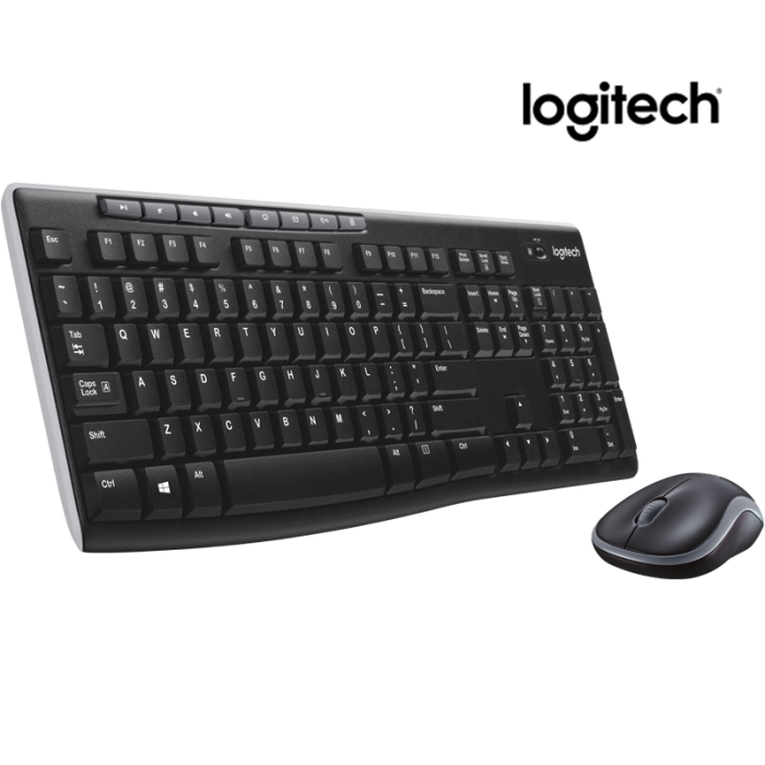 LOGITECH MK270 KABLOSUZ KLAVYE & MOUSE SETİ-SİYAH 920-004525