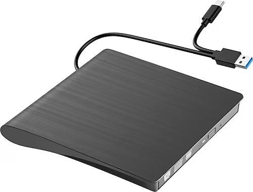 ELBA DVDWRT HARİCİ DVDRW SLİM, SİYAH DVD YAZICI WRİTER