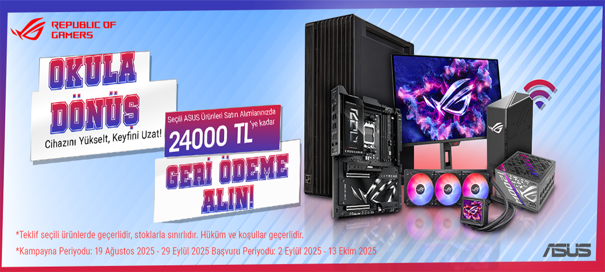 Asus Okula Dönüş Kampanyası Q3 2025