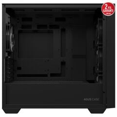 ASUS A21 PLUS ARGB TEMPERLİ CAM USB 3.2 MATX MESH SİYAH MİD TOWER GAMİNG KASA 90DC00H0-B19010
