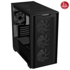 ASUS A21 PLUS ARGB TEMPERLİ CAM USB 3.2 MATX MESH SİYAH MİD TOWER GAMİNG KASA 90DC00H0-B19010