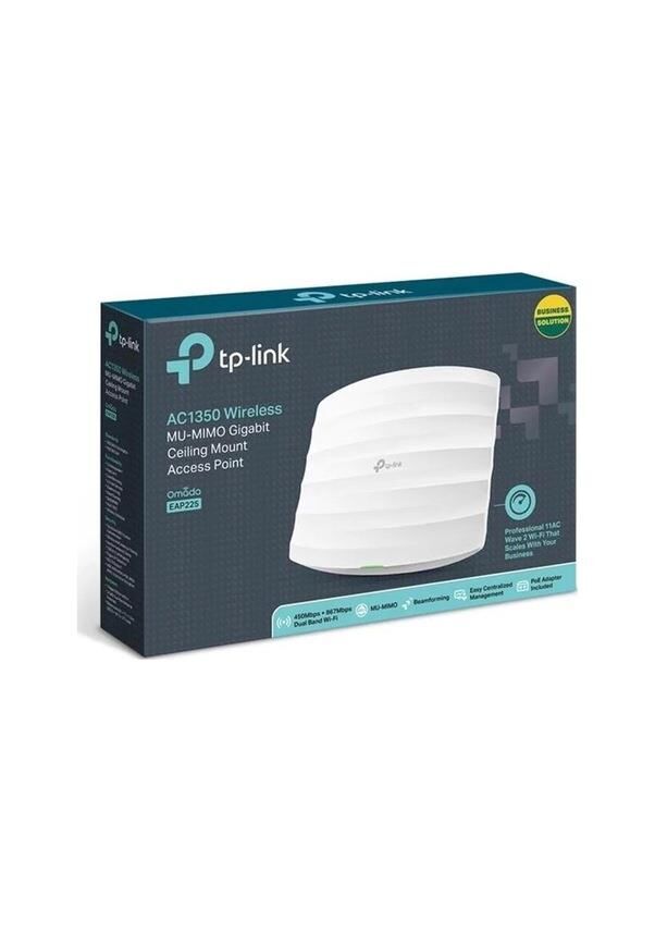 TP-LİNK OMADA EAP223 AC1350 DUAL BAND TAVAN TİPİ ACCESS POİNT  802.3AF, 48V PASSİVE POE, NO POE ADAPTER