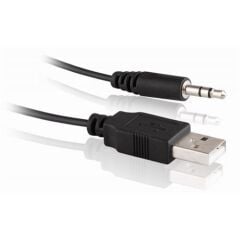 SNOPY SN-820 2.0 SİYAH/GÜMÜŞ LCD İNCE TASARIM USB SPEAKER