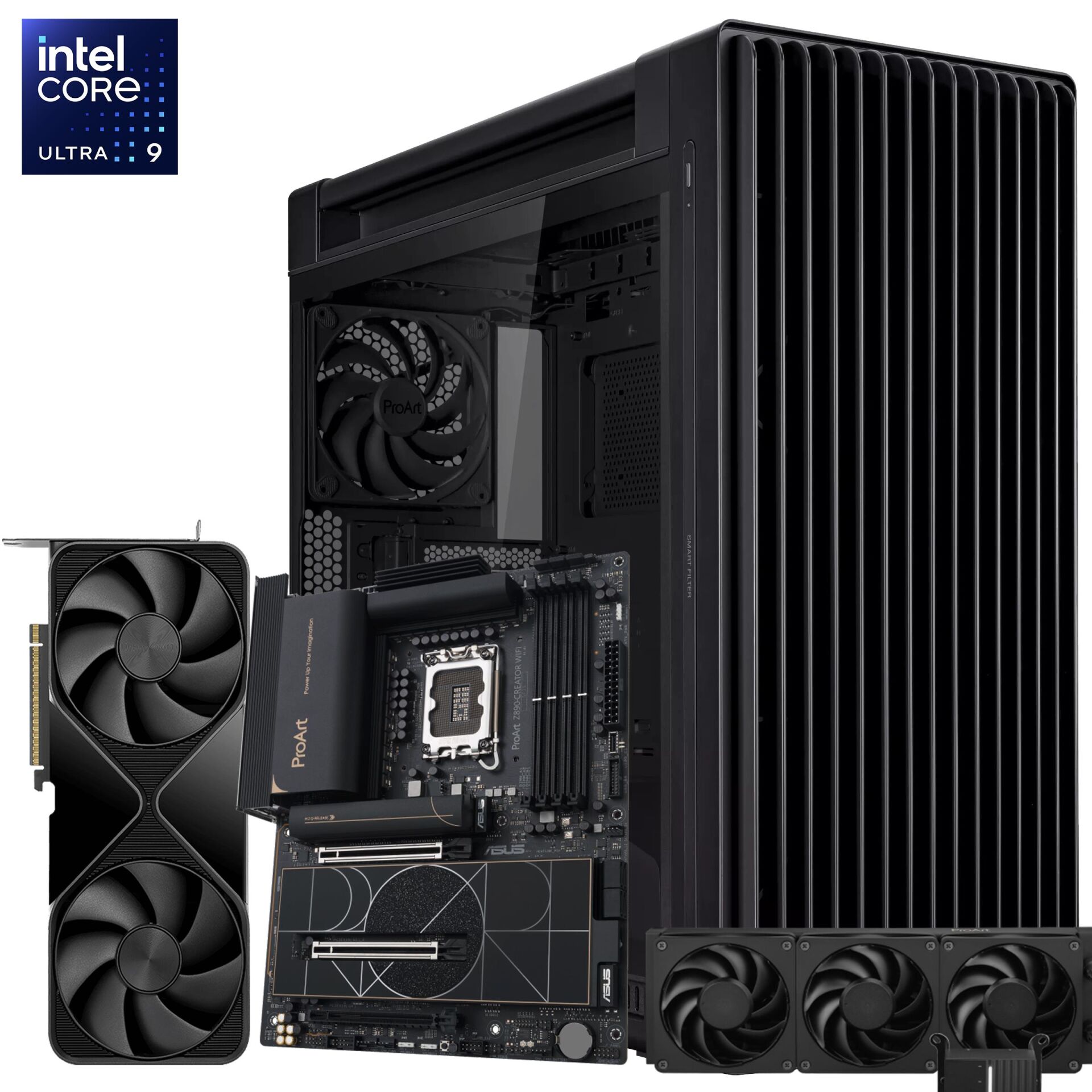 ProArt Ultra 9 285K 128GB DDR5 RTX PRO 6000 Blackwell 96GB 2TB M.2 SSD + 12TB HDD Windows 11 Pro
