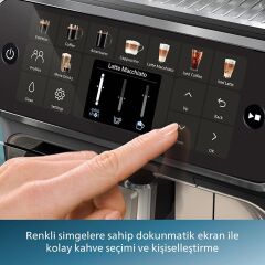 PHİLİPS EP5547/90 5500 SERİSİ TAM OTOMATİK KAHVE MAKİNESİ SİYAH