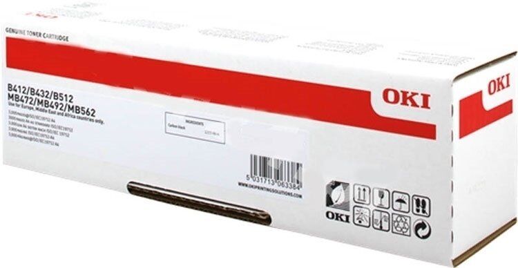 OKI 45807119 B412, B432, B512, MB472, MB492, MB562 3000 SAYFA ORJİNAL TONER