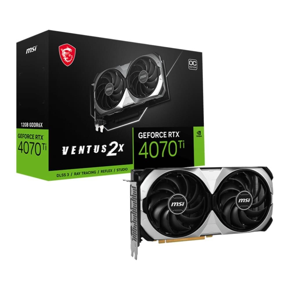 Msi GeForce Rtx 4070ti Ventus 2X 12GB OC GDDR6X 192Bit Ekran Kartı