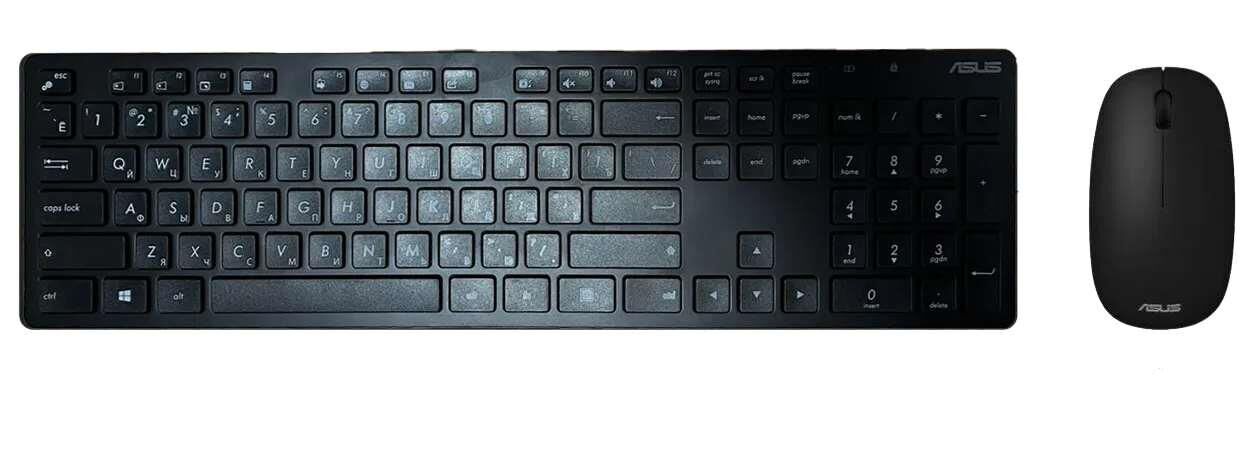 ASUS W5000 RUSÇA KABLOSUZ KLAVYE/MOUSE SET SİYAH W5000-RUS-SYH 90XB0430-BKM1C0