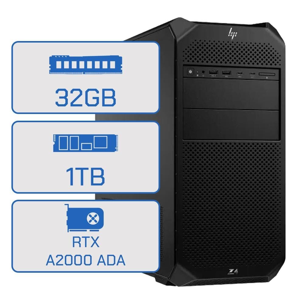 HP Z4 G5 B34SJES W5-2545 32GB(2X16GB)/1TB SSD A2000 ADA NOVGA 1125W W11P WS İŞ İSTASYONU