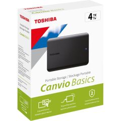 TOSHİBA 4TB CANVİO BASİC 2.5'' GEN1 SİYAH HDTB540EK3CA HARİCİ HARDDİSK