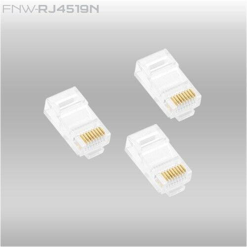 FRİSBY FNW-RJ4519N RJ-45 ALTIN UÇLU UTP KONNEKTÖR 100'LÜ PAKET