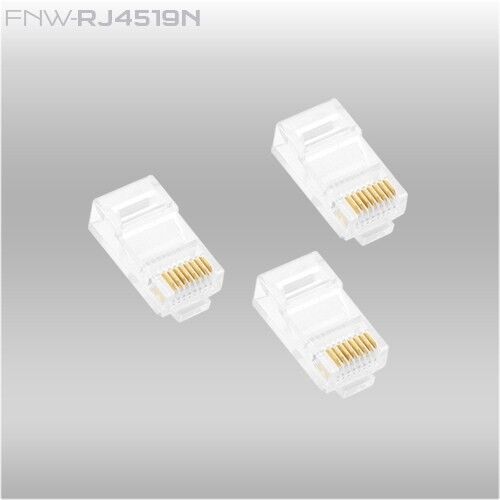 FRİSBY CAT5 FNW-RJ4519N RJ45 ALTIN UÇLU UTP KONNEKTÖR 100'LÜ PAKET