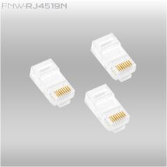 FRİSBY CAT5 FNW-RJ4519N RJ45 ALTIN UÇLU UTP KONNEKTÖR 100'LÜ PAKET