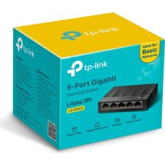 TP-LİNK LS1005G 5 PORT GİGABİT SWİTCH PLASTİK KASA
