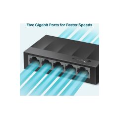 TP-LİNK LS1005G 5 PORT GİGABİT SWİTCH PLASTİK KASA