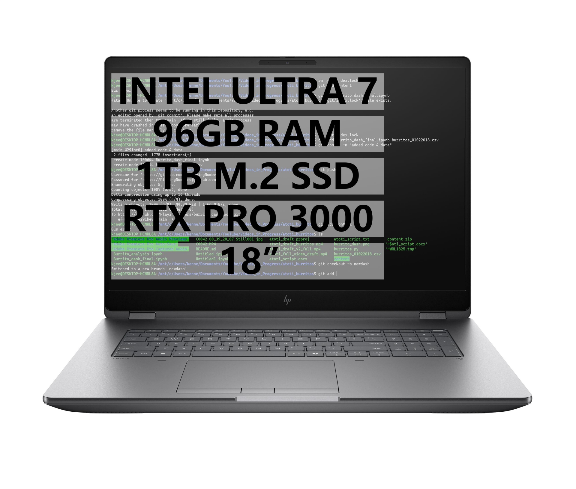 HP MWS C65G8ES ZBOOK FURY18 G1İ U7-255HX - 96GB RAM - 1TB M.2 SSD - RTX PRO 3000 12GB - W11P - 18'' TAŞINABİLİR BİLGİSAYAR