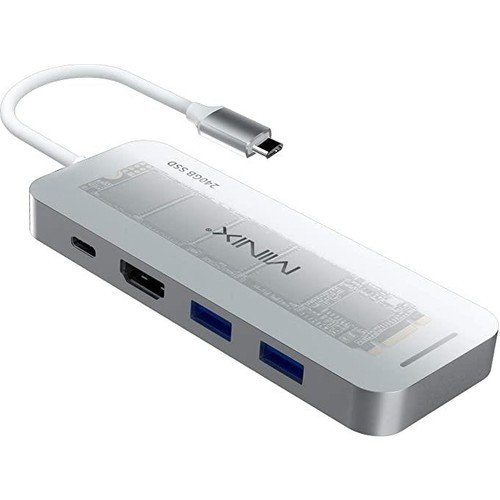 MİNİX USB-C MULTİPORT SSD 240GB SİLVER MINIX NEO-S2SI