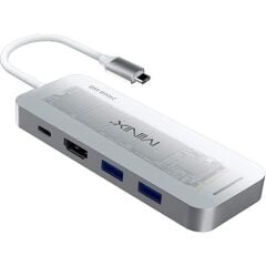 MİNİX USB-C MULTİPORT SSD 240GB SİLVER MINIX NEO-S2SI