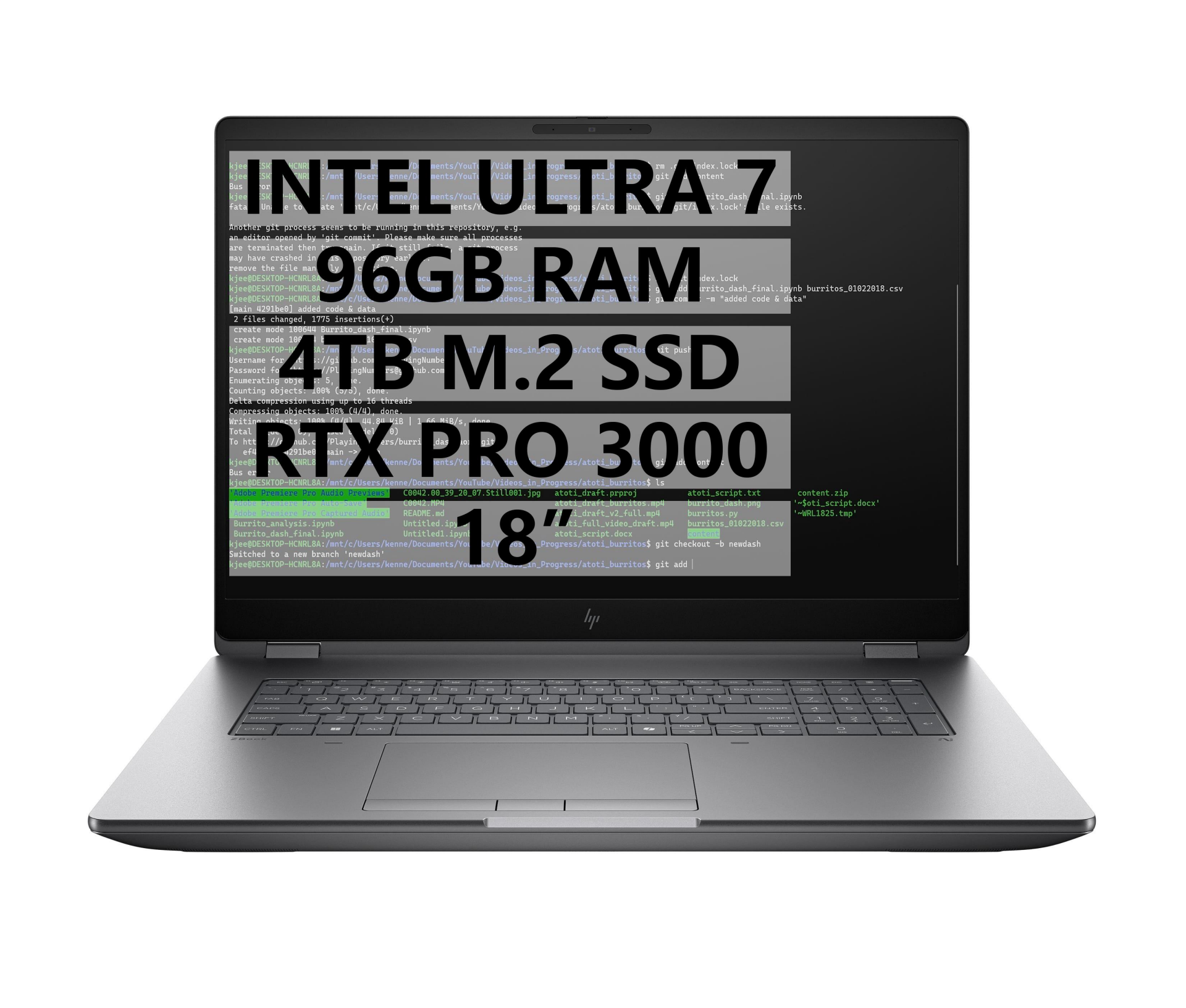 HP MWS C65G8ES ZBOOK FURY18 G1İ U7-255HX - 96GB RAM - 4TB M.2 SSD - RTX PRO 3000 12GB - W11P - 18'' TAŞINABİLİR BİLGİSAYAR
