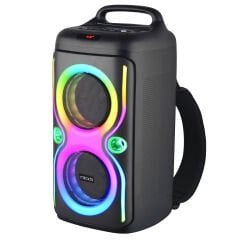 Mikado MD-66BT ThunderBag 40W 3600mAh Çanta Taşıma Özellikli USB/BT/TF/TWS RGB Işıklı Kablosuz Mikrofonlu Toplantı-Parti Hoparlör