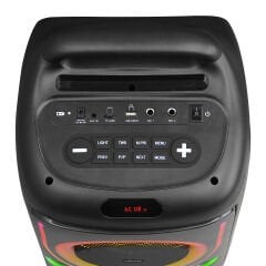 Mikado MD-66BT ThunderBag 40W 3600mAh Çanta Taşıma Özellikli USB/BT/TF/TWS RGB Işıklı Kablosuz Mikrofonlu Toplantı-Parti Hoparlör