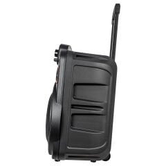 Mikado MD-80KP 40W 7.4W 3600mAh Bataryalı Siyah 1 UHF UV Mikrofonlu USB/BT/TF/TWS/AUX 9V 2A Adaptörlü Toplantı-Parti Hoparlör