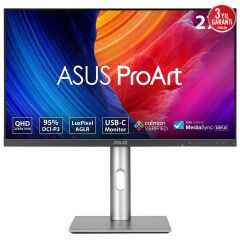 ASUS PROART PA278CFRV 27 IPS HDR 2560X1440 5MS 100HZ 350CD DP HDMI USB-C HOPARLÖR VESA CALMAN VERİFİED PD 96W PIVOT MONİTÖR 90LM06Q0-B01M70