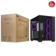 ASUS A32 PLUS ARGB 4XARGB FANLI 1XTYPE-C PANOROMİK MİD TOWER TEMPERED GLASS SİYAH GAMİNG KASA 90DC00S0-B19000