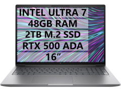 HP MWS 8T0U2EA ZBOOK POWER 16 G11 U7-155H - 48GB RAM - 2TB M.2 SSD - RTX 500 ADA 4GB - W11P - 16'' TAŞINABİLİR BİLGİSAYAR