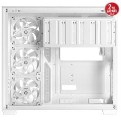ASUS A32 PLUS ARGB 4XARGB FANLI 1XTYPE-C PANOROMİK MİD TOWER TEMPERED GLASS BEYAZ GAMİNG KASA 90DC00S3-B19000