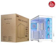 ASUS A32 PLUS ARGB 4XARGB FANLI 1XTYPE-C PANOROMİK MİD TOWER TEMPERED GLASS BEYAZ GAMİNG KASA 90DC00S3-B19000