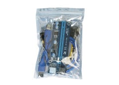 S-LINK PCI-E 1X TO 16X SATA 6PİN BITCOIN RİSER KART YÜKSELTİCİ SL-EX10 VER 008S