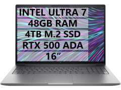 HP MWS 8T0U2EA ZBOOK POWER 16 G11 U7-155H - 48GB RAM - 4TB M.2 SSD - RTX 500 ADA 4GB - W11P - 16'' TAŞINABİLİR BİLGİSAYAR