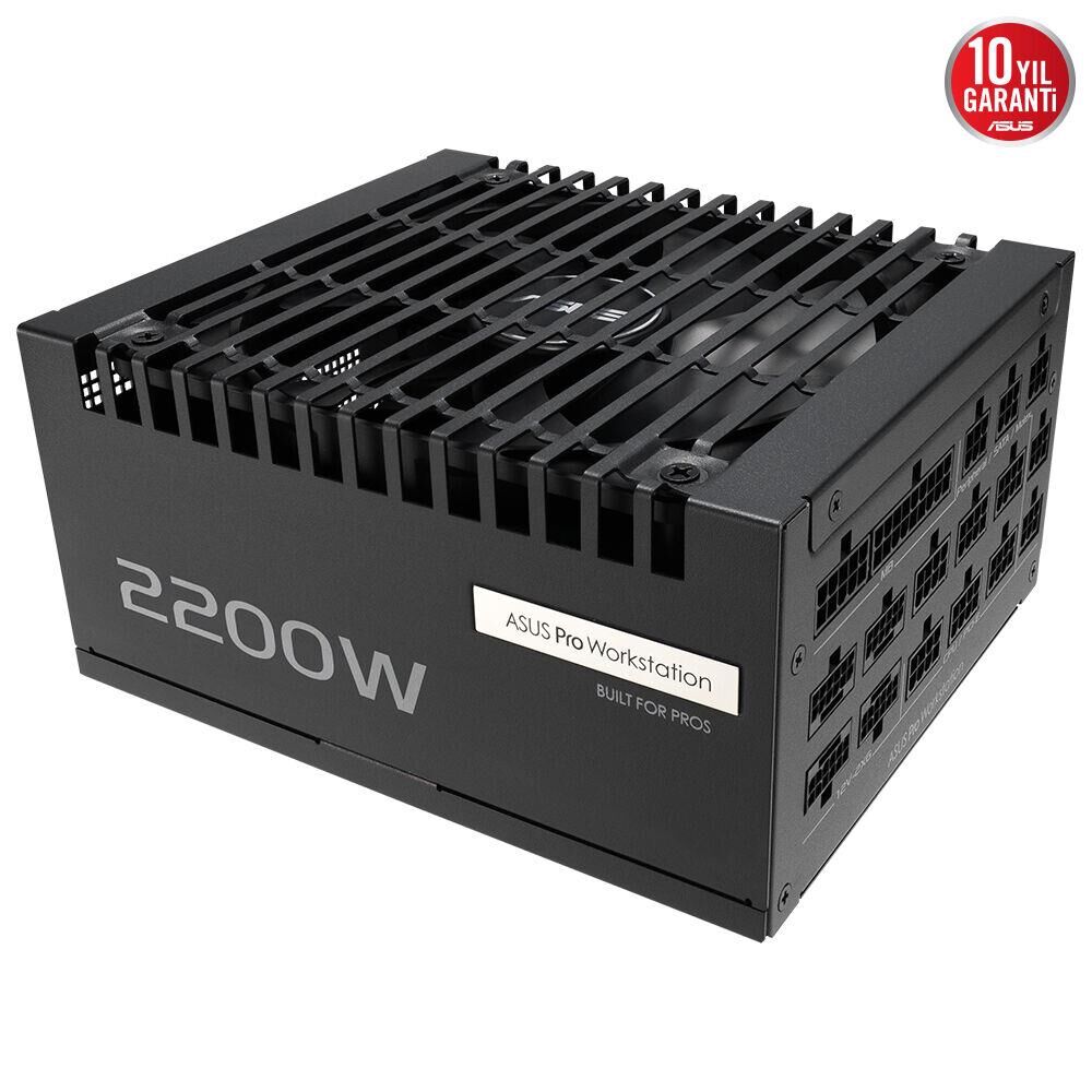 ASUS PRO WS 2200W PLATİNUM 80+ PLATİNUM PCIE 5.1 FULL MODÜLER ATX 3.1 GÜÇ KAYNAĞI 90YE00Z1-B0NA00 PRO-WS-2200P
