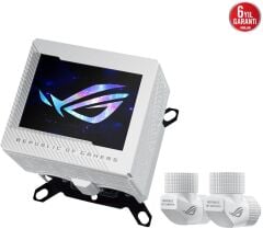 ASUS ROG RYUJİN III WB WHİTE EDİTİON LCD INTEL-AMD UYUMLU İŞLEMCİ SIVI SOĞUTUCU BLOK 90RC00V2-M0UAY0