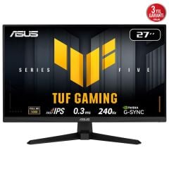 ASUS TUF GAMING VG279QM5A 27'' 1920X1080 0.3MS 240HZ FULL HD IPS MONİTÖR 90LM0B80-B01171