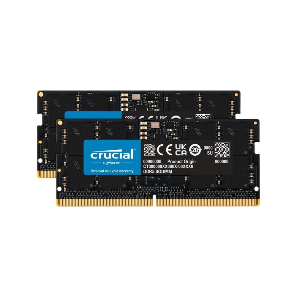 CRUCİAL 64GB (2X32GB) DDR5 4800MHZ CL40 1.1V DUAL KIT CT2K32G48C40S5 NOTEBOOK RAM
