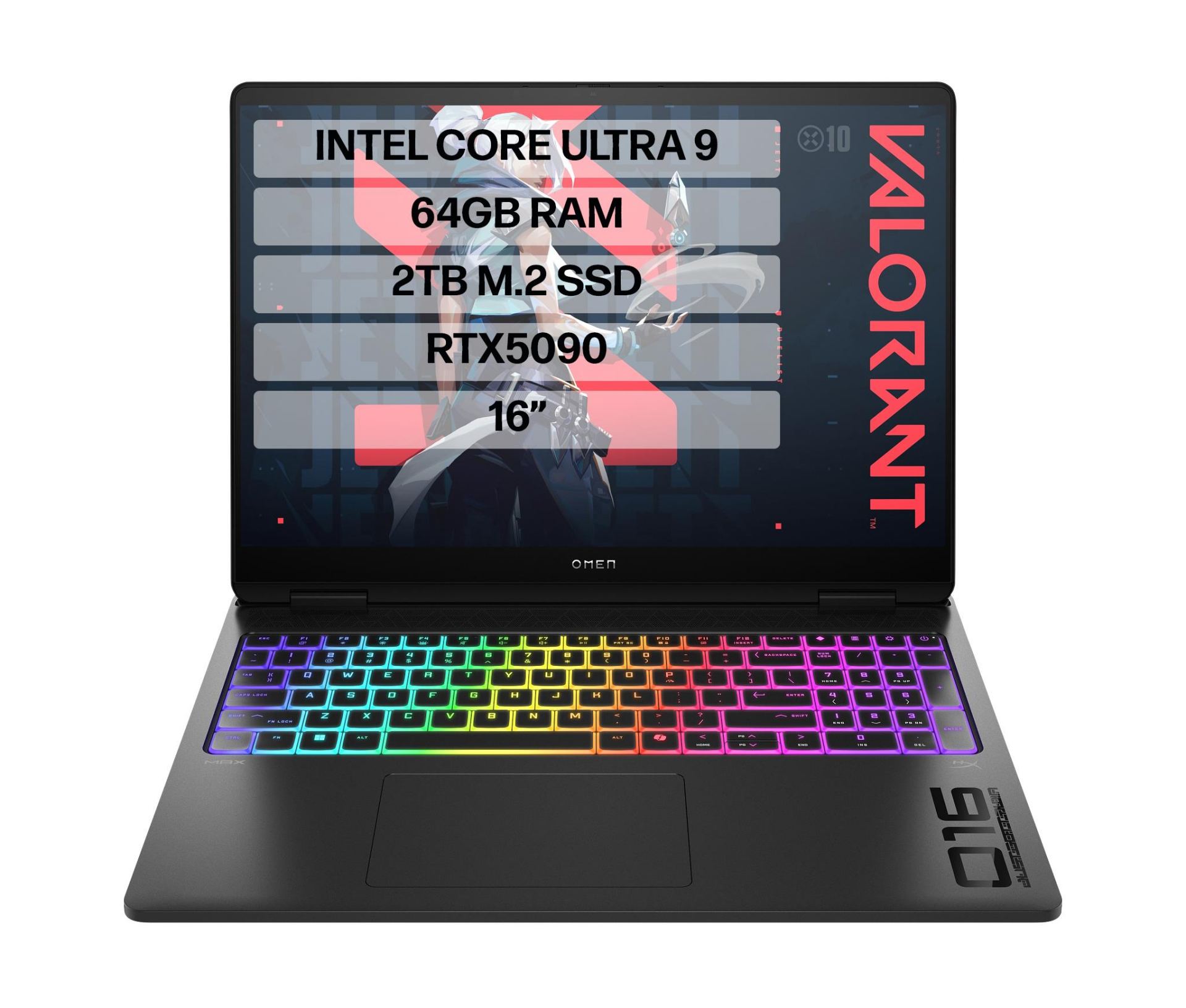 HP OMEN 16-AH0010NT B92QNEA 9-275HX - 64GB RAM - 2TB M.2 SSD - RTX5090 - W11P - 16'' TAŞINABİLİR BİLGİSAYAR