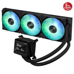 ASUS MAX GAMİNG LC 360 ARGB LCD 360MM INTEL-AMD UYUMLU İŞLEMCİ SIVI SOĞUTUCU 90RC01G1-B0EAY0