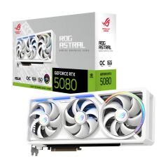 ASUS ROG ASTRAL GEFORCE RTX 5080 OC 16GB GDDR7 256 BİT WHİTE DLSS 4 EKRAN KARTI WHITE 90YV0LV4-M0NA00