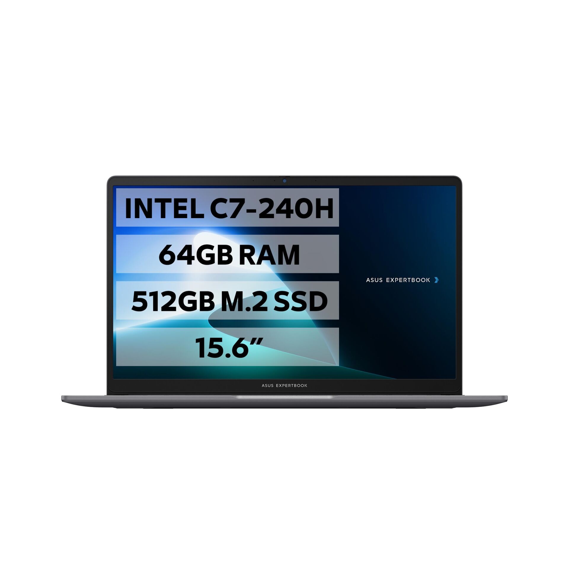 ASUS EXPERTBOOK P1503CVA-C716512G0D C7-240H - 64GB RAM - 512GB M.2 SSD - W11P - 15.6'' TAŞINABİLİR BİLGİSAYAR