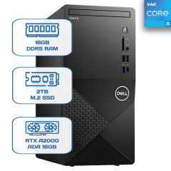 Dell Vostro 3030 N6004VDT3030MTU i5 14400 16GB DDR5 2TB M.2 SSD RTX A2000 ADA 16GB W11P Desktop