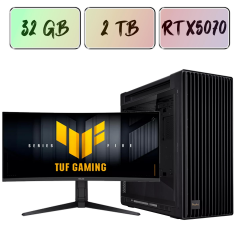 Prime Ultra 7 265K 32GB DDR5 2TB M.2 SSD TUF Gaming RTX 5070Ti OC W11P + 32'' Gaming Monitör