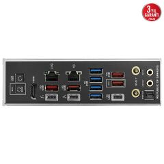 ASUS MB ROG MAXIMUS Z890 HERO BTF INTEL Z890 LGA1851 DDR5 9200 HDMI 2XUSB4 6X M2 USB3.2 WİFİ 7 ANAKART 90MB1KG0-M0EAY0