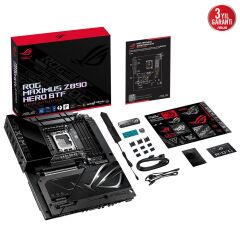 ASUS MB ROG MAXIMUS Z890 HERO BTF INTEL Z890 LGA1851 DDR5 9200 HDMI 2XUSB4 6X M2 USB3.2 WİFİ 7 ANAKART 90MB1KG0-M0EAY0