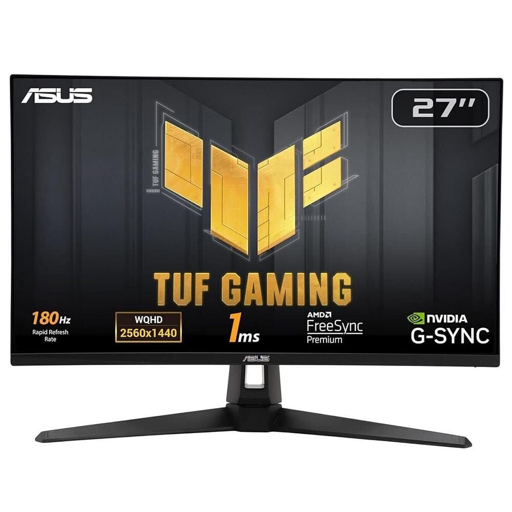 ASUS TUF GAMING VG27AQ3A 27 HDR 2K FAST IPS FREESYNC VE G-SYNC UYUMLU 2560X1440 1MS 180HZ DP HDMI MM VESA MONİTÖR 90LM0940-B01970