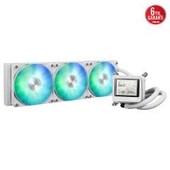 ASUS MAX GAMING LC360 ARGB LCD 2.4” IPS EKRAN ARGB FAN + AURA LED BEYAZ SIVI SOĞUTUCU 6 YIL GARANTİ 90RC01G2-B0EAY0