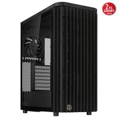ASUS PROART PA401 WOOD EDİTİON TEMPERED GLASS USB 3.2 MİD TOWER ATX SİYAH GAMİNG KASA 90DC00M0-B39000