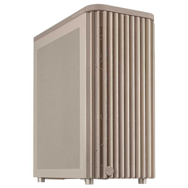ASUS PROART PA401 WOOD EDİTİON MESH PANEL USB 3.2 MİD TOWER ATX BEJ(BEIGE) GAMİNG KASA 90DC00M7-B39000